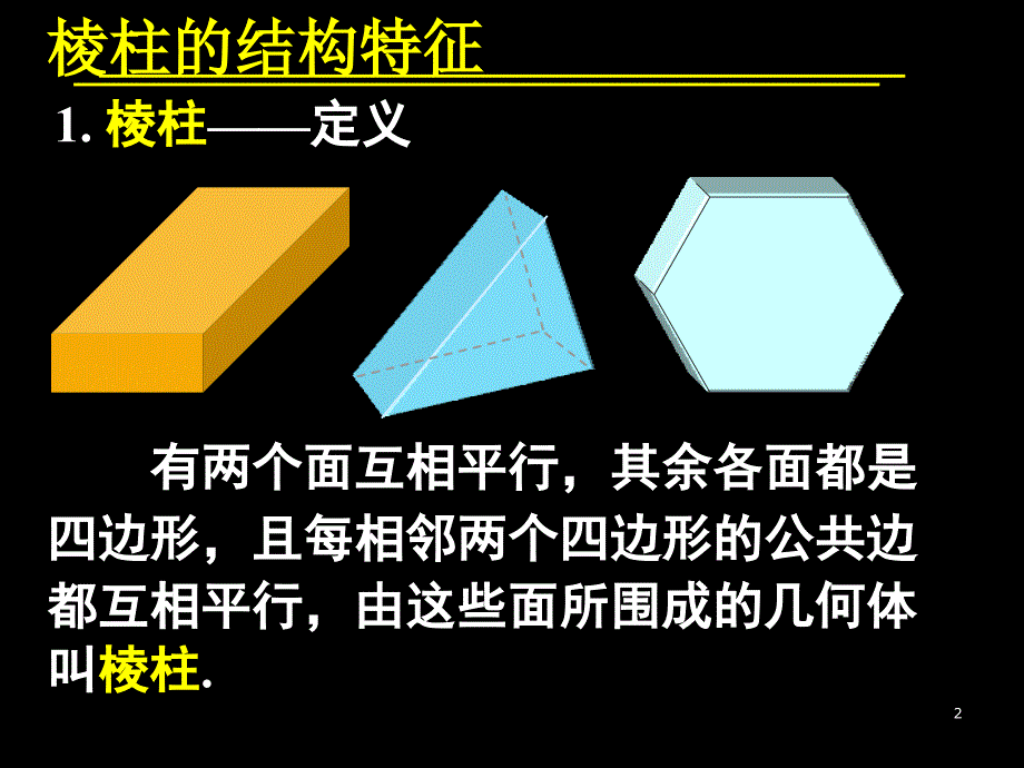 高中数学必修2第一章-空间几何体PPT优秀课件_第2页