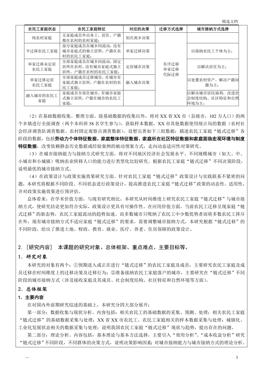 2016国家社科基金项目申请书活页范本_第3页