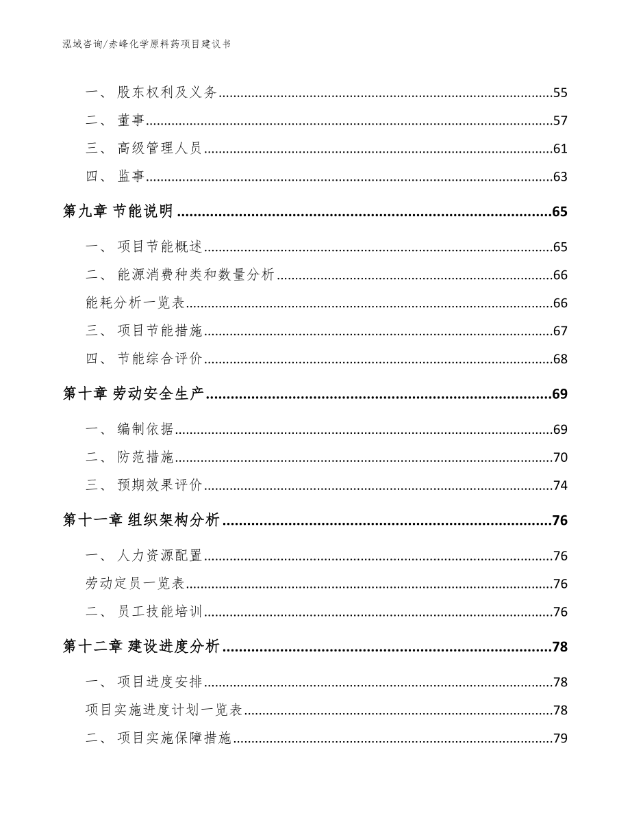 赤峰化学原料药项目建议书（范文参考）_第4页