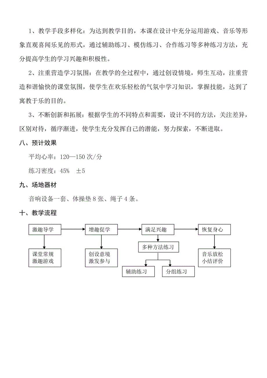 小学体育课件《跨越式跳高》教学设计_第4页