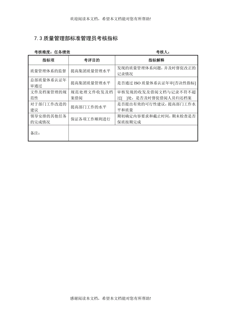 某制鞋企业质量管理部全套考核指标._第3页