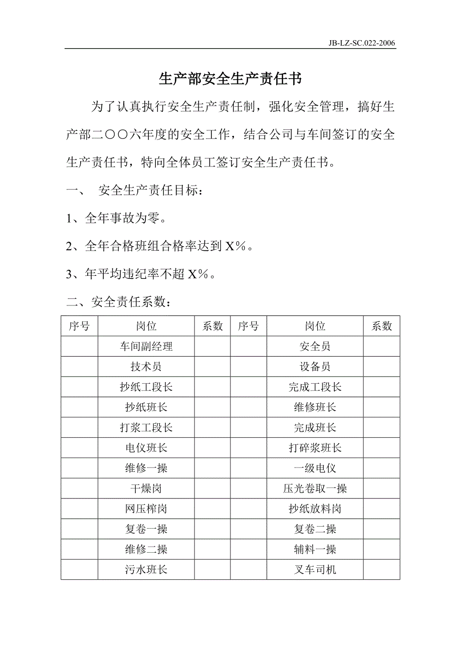 生产部安全生产责任书5166644303_第2页