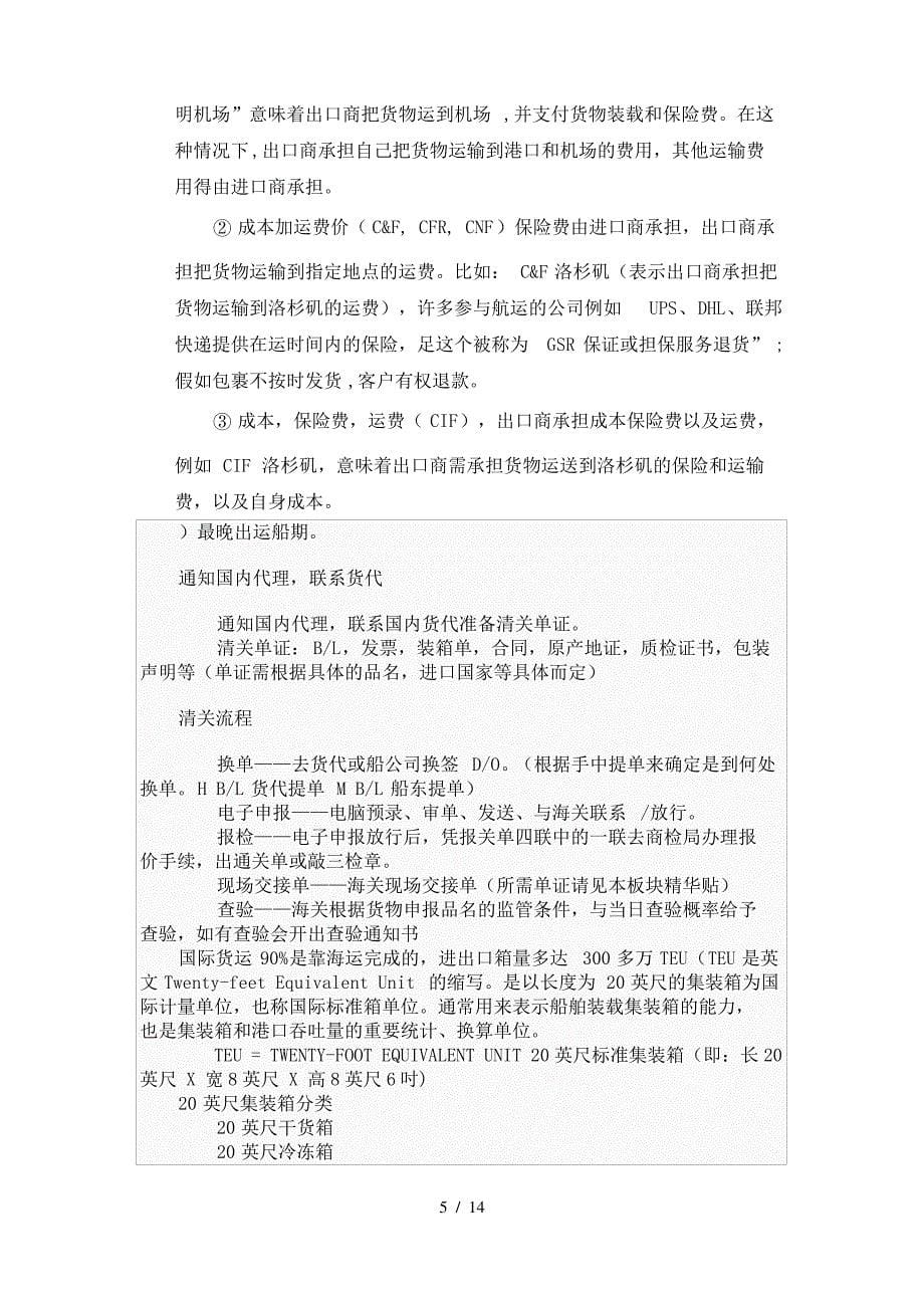 国际货运代理业现状及其发展对策分析_第5页