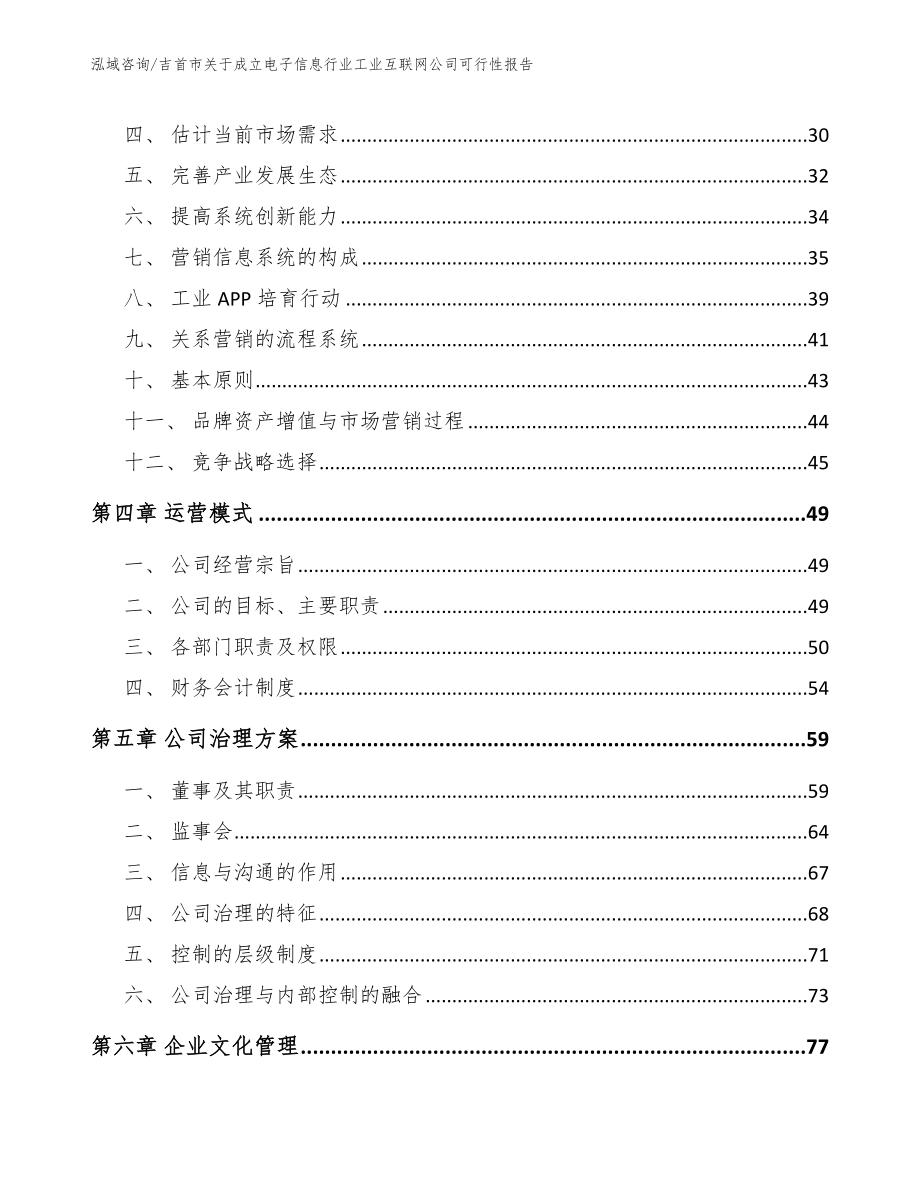 吉首市关于成立电子信息行业工业互联网公司可行性报告_第3页