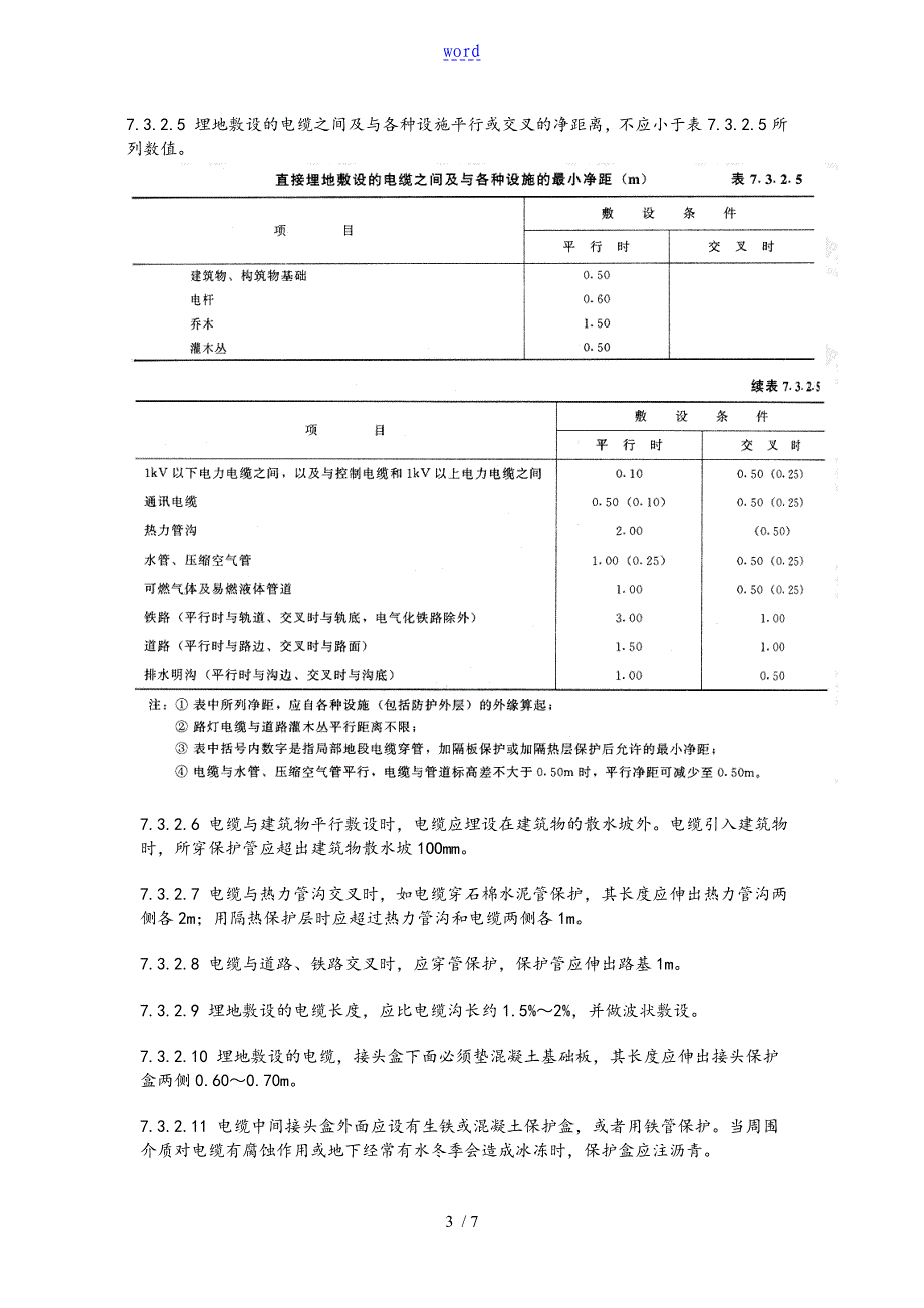 各管线间距要求规范_第3页