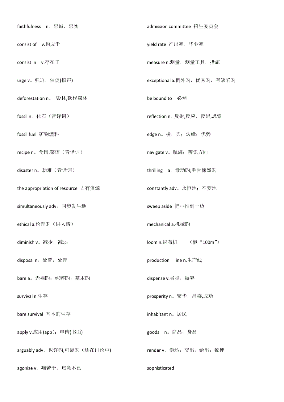 2023年六级核心词汇_第4页