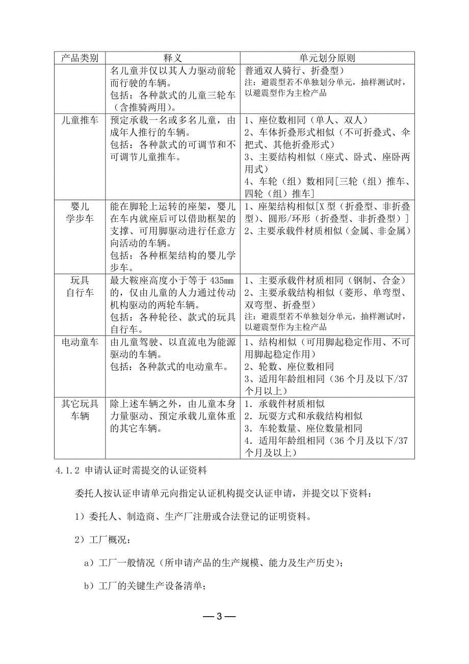 《童车类产品强制性认证实施规则》_第5页