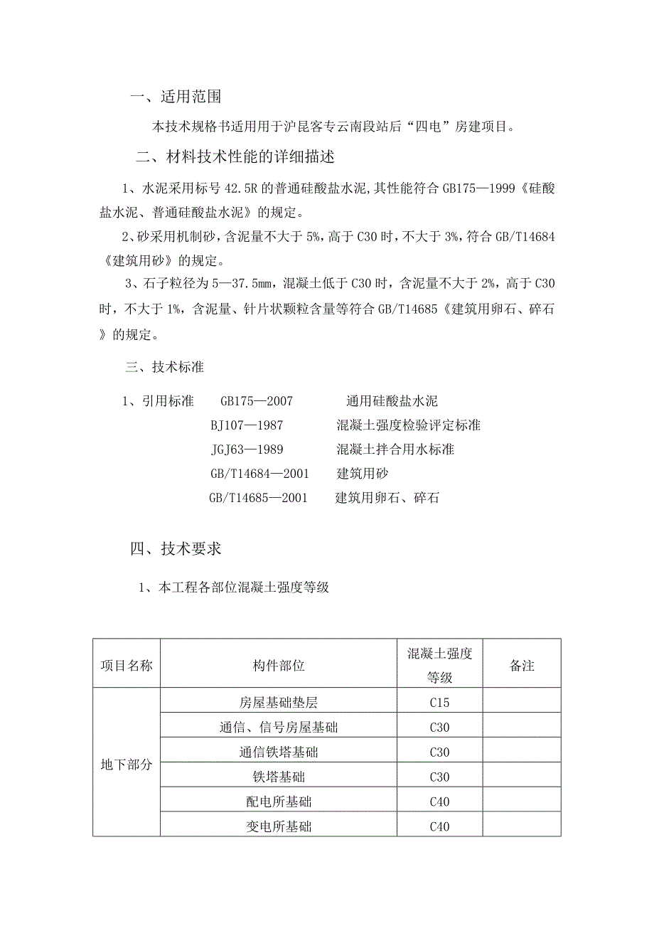 沪昆客专混凝土技术规格书.doc_第2页