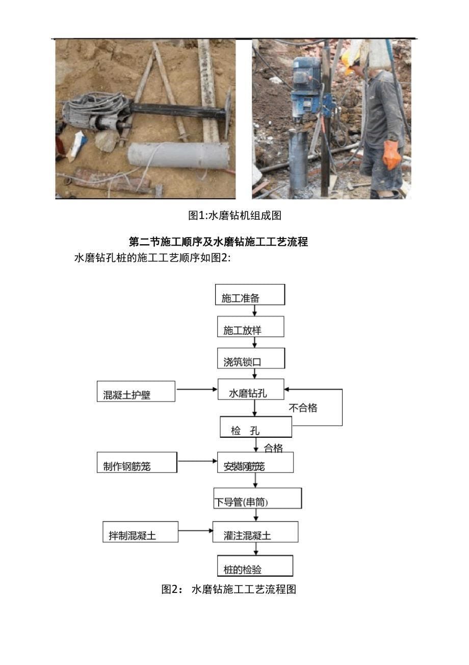 桩基水磨钻法施工方案_第5页