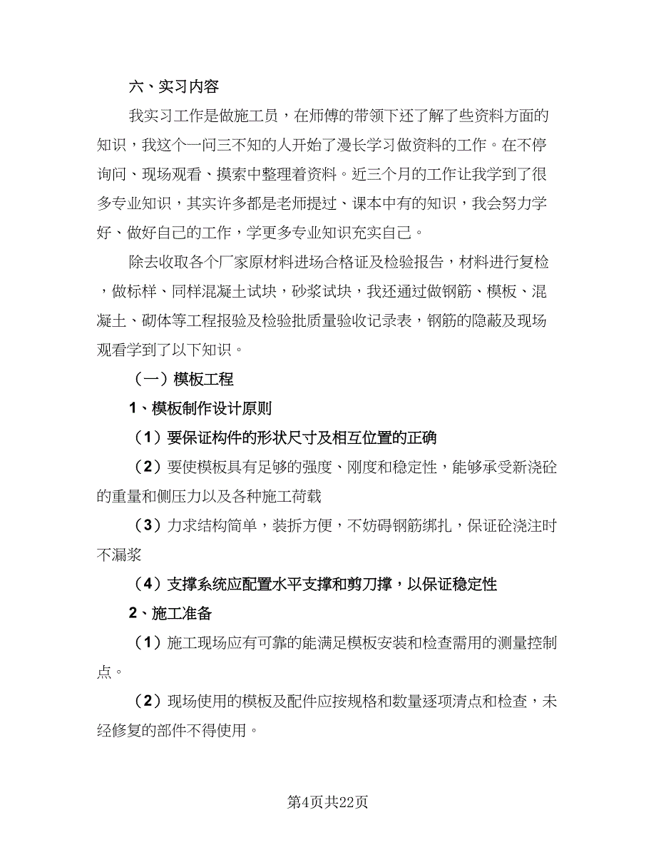 2023社会实践总结模板（6篇）_第4页