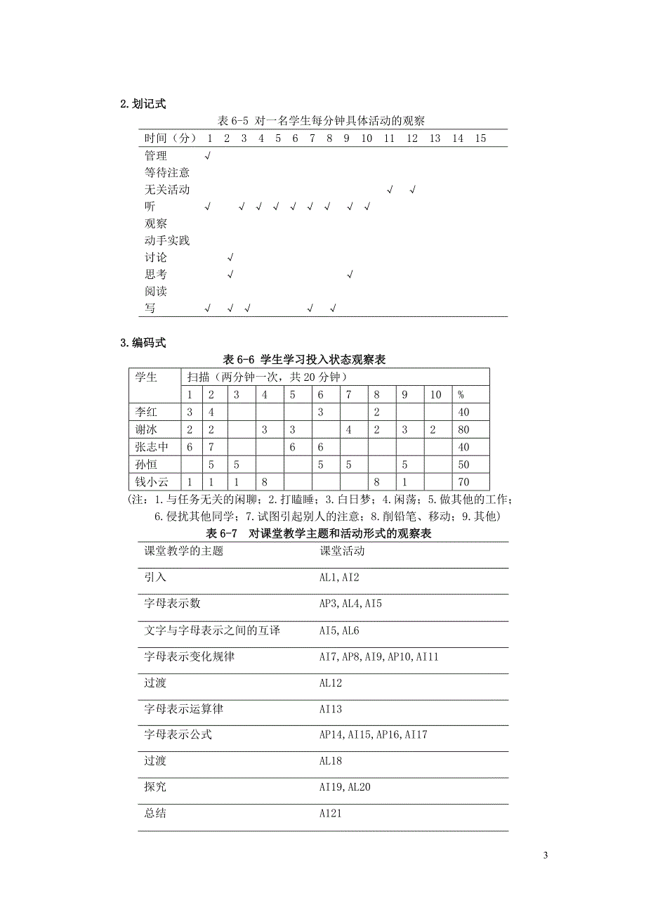 阅读材料：课堂观察研究案例_第3页