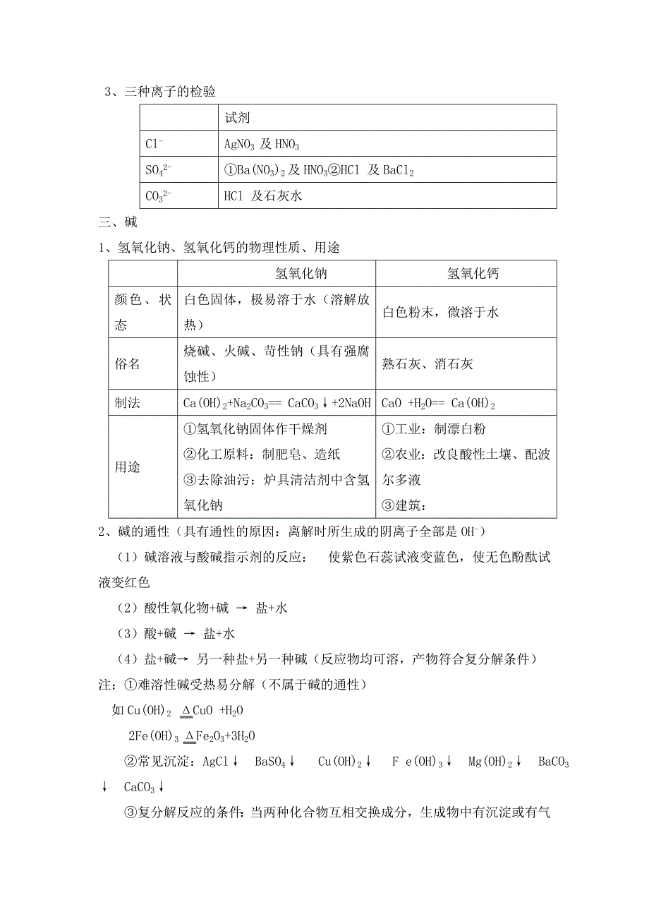 2018年九年级化学《第10章《酸和碱》知识点汇总.doc_第2页