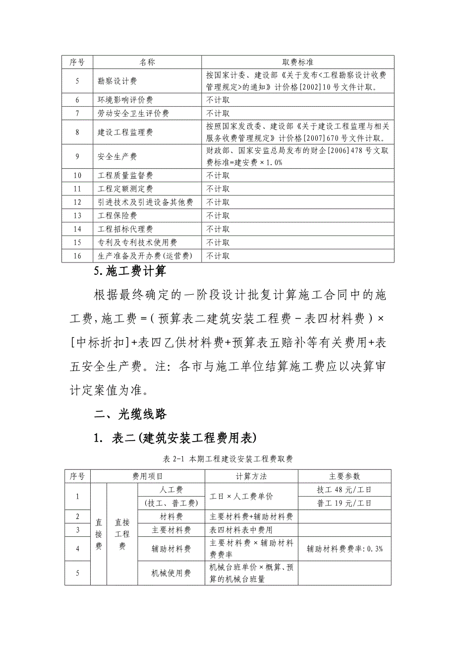 通信建设工程概算、预算取费说明_第3页