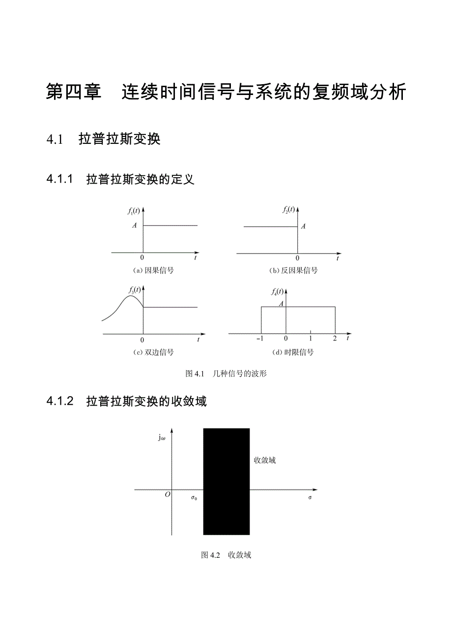 第四章连续时间信号与系统的复频域分析.DOC_第1页