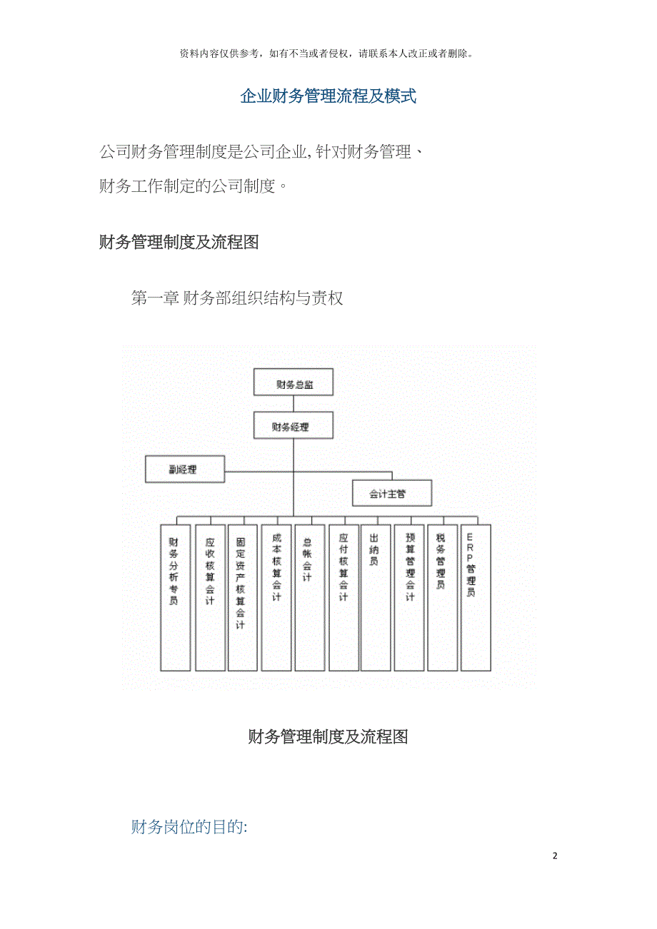 企业财务管理流程及模式模板.docx_第2页