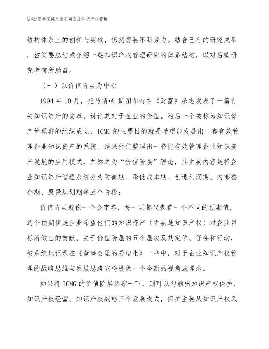 营养保健片剂公司企业知识产权管理_第5页