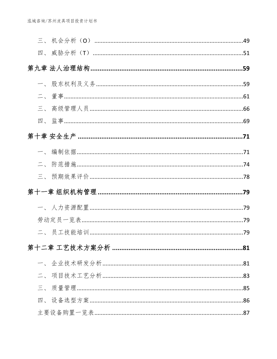 苏州皮具项目投资计划书_第4页