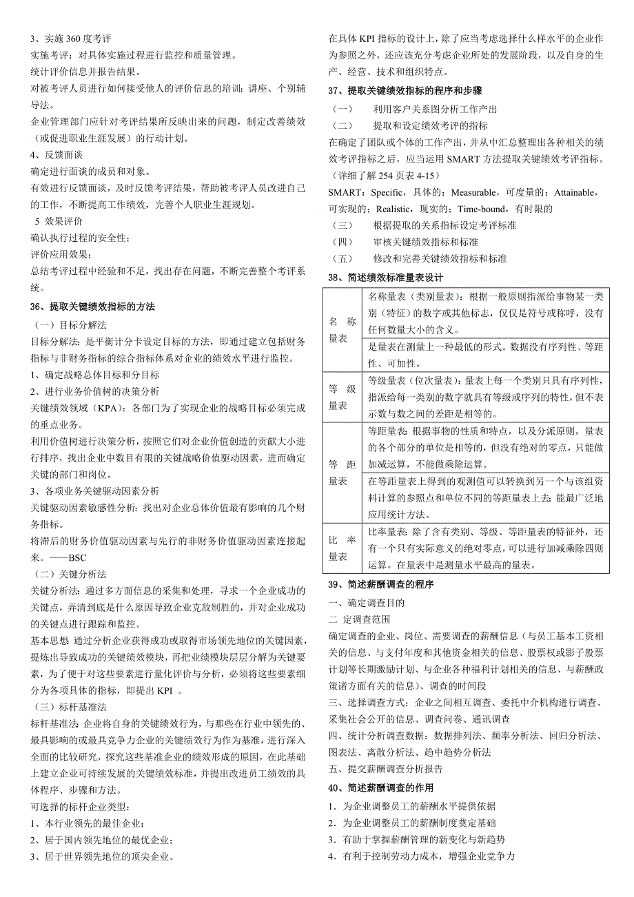 人力资源管理师二级实操复习资料.doc_第4页