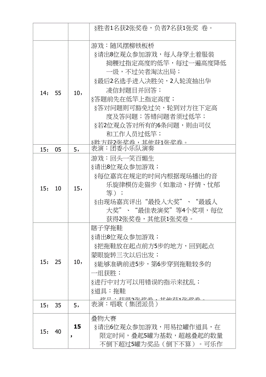 集团游园活动方案_第4页