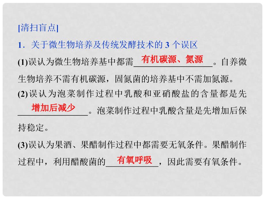 高考生物考前冲刺复习 第1部分 专题突破方略 专题十五 生物技术实践课件_第4页