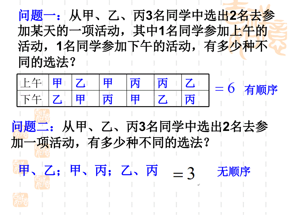 排列数与组合数课件_第2页