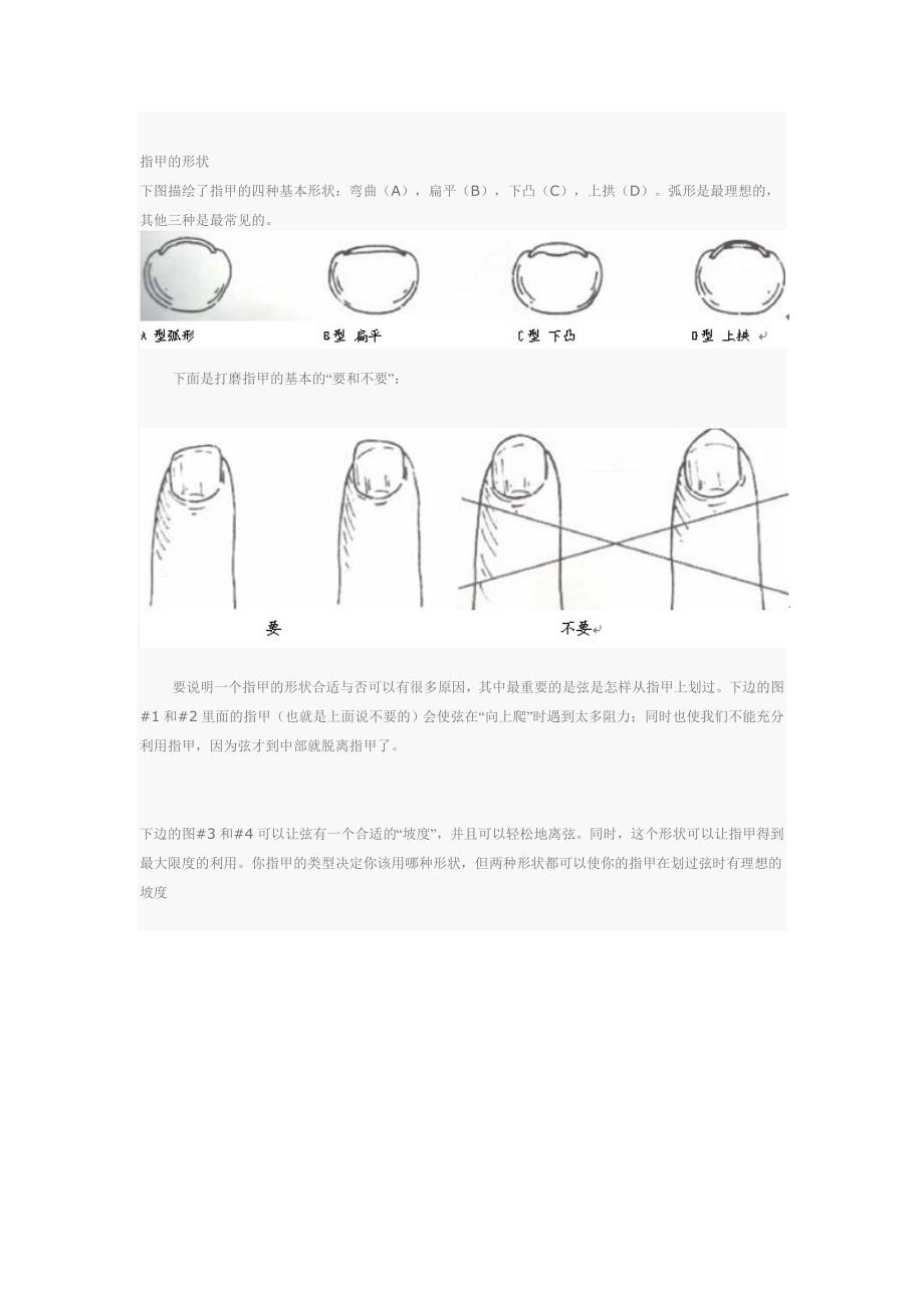 吉他：右手指甲的修剪.doc_第2页