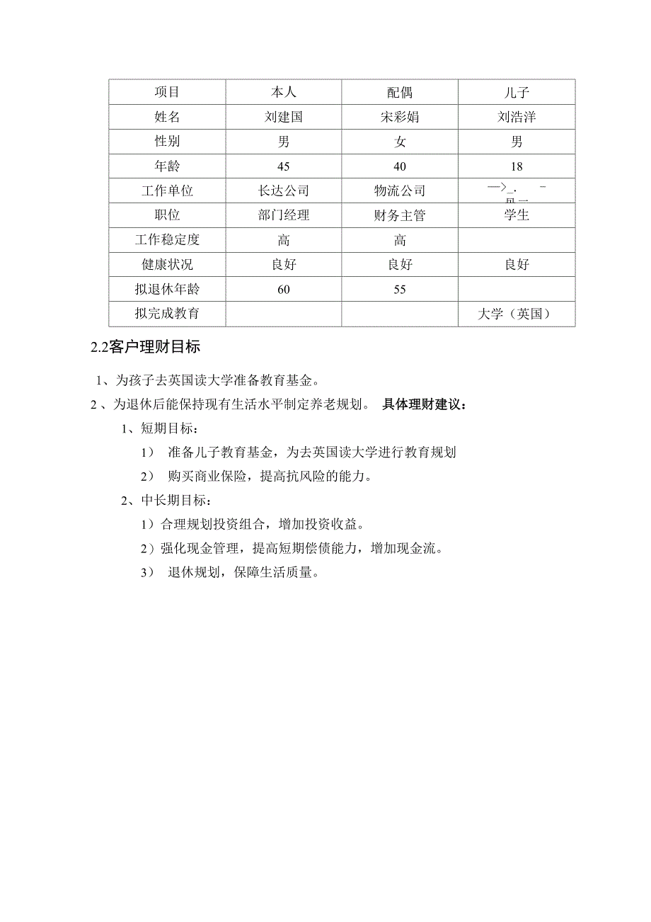 个人理财家庭理财规划方案_第2页