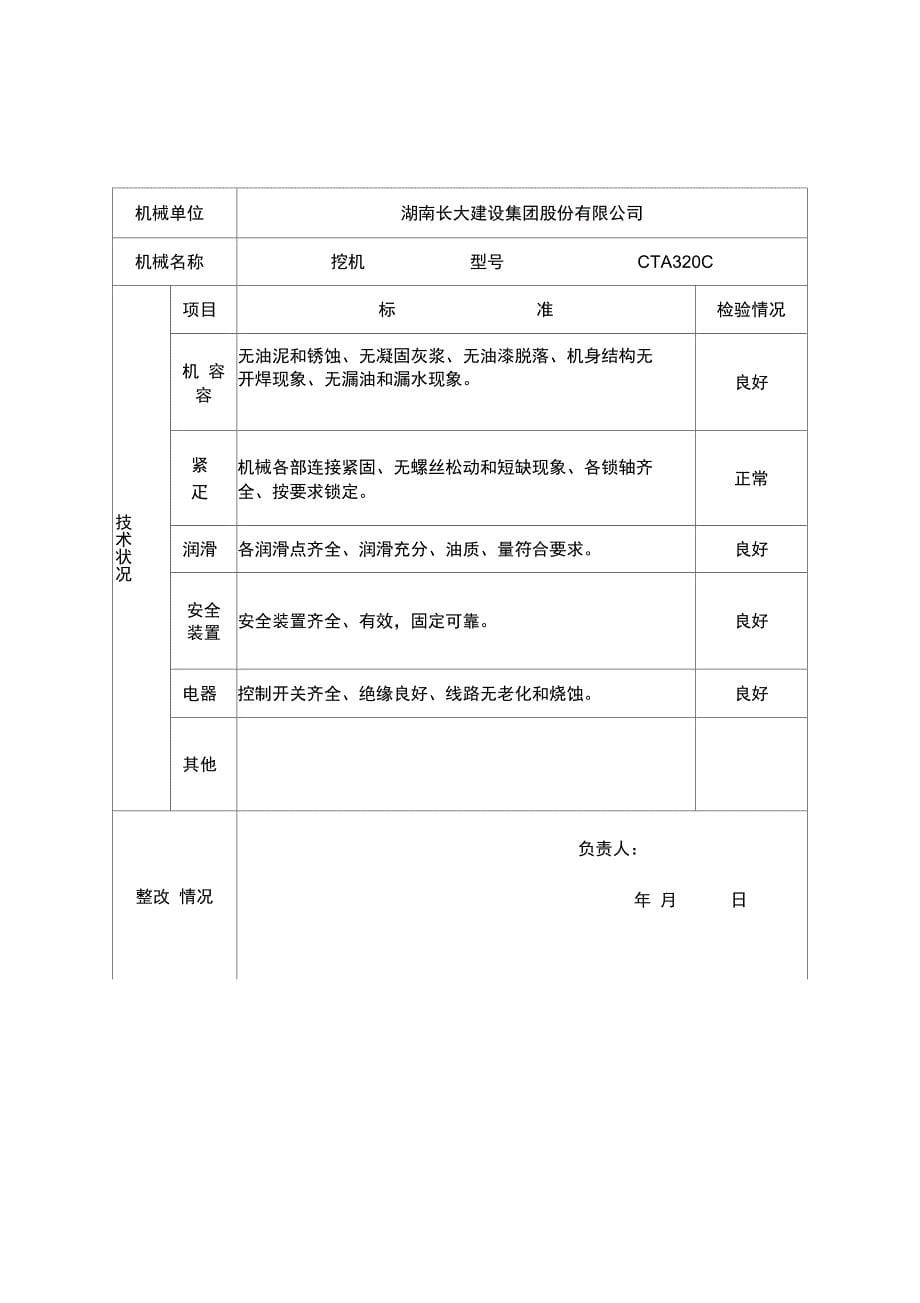 -机械设备进场验收表_第5页