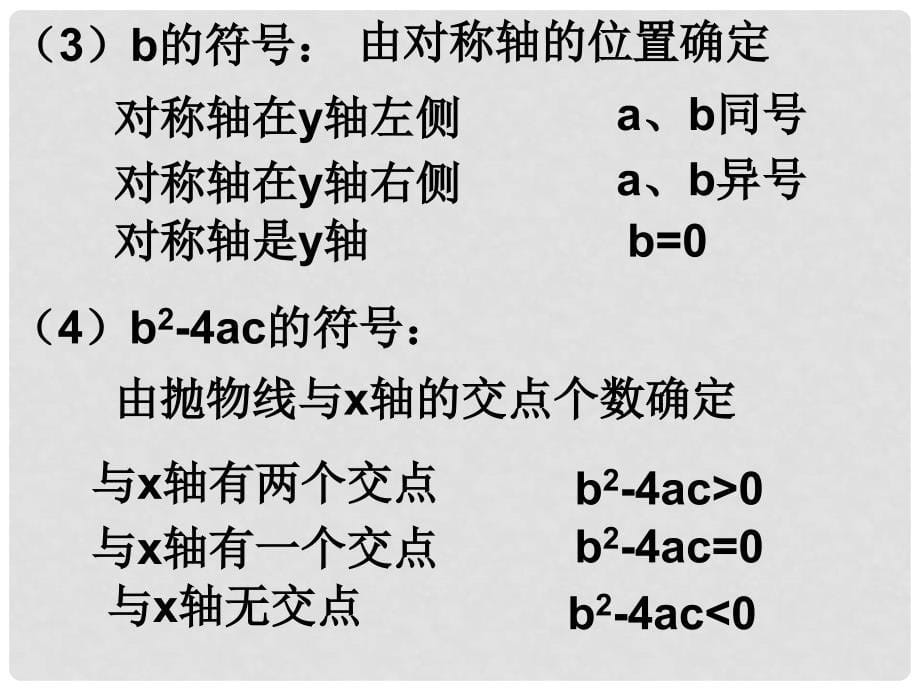 九年级数学上册 22《二次函数》图象与性质复习课件 （新版）新人教版.ppt_第5页