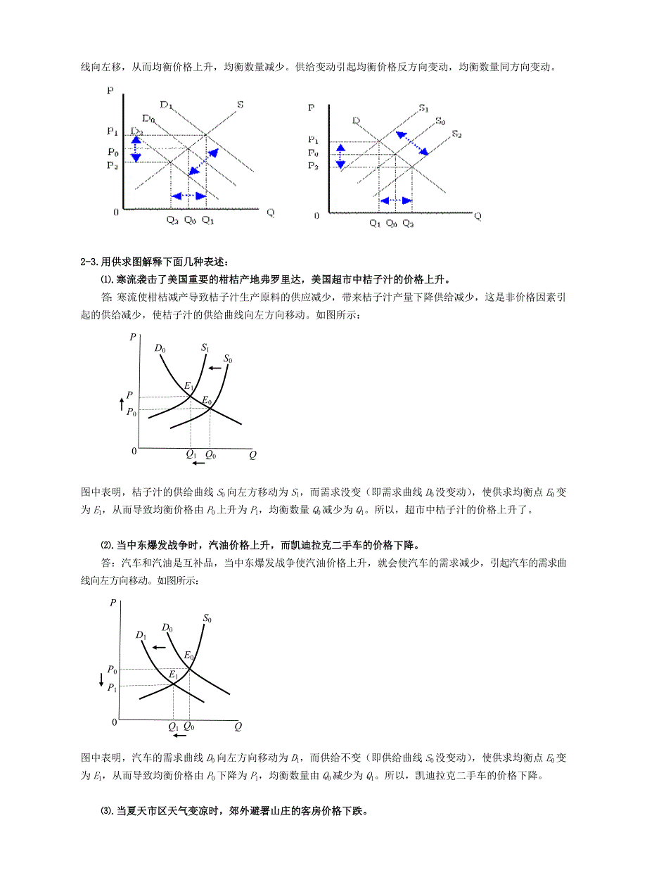 西方经济学复习练习题(问答题)_第3页