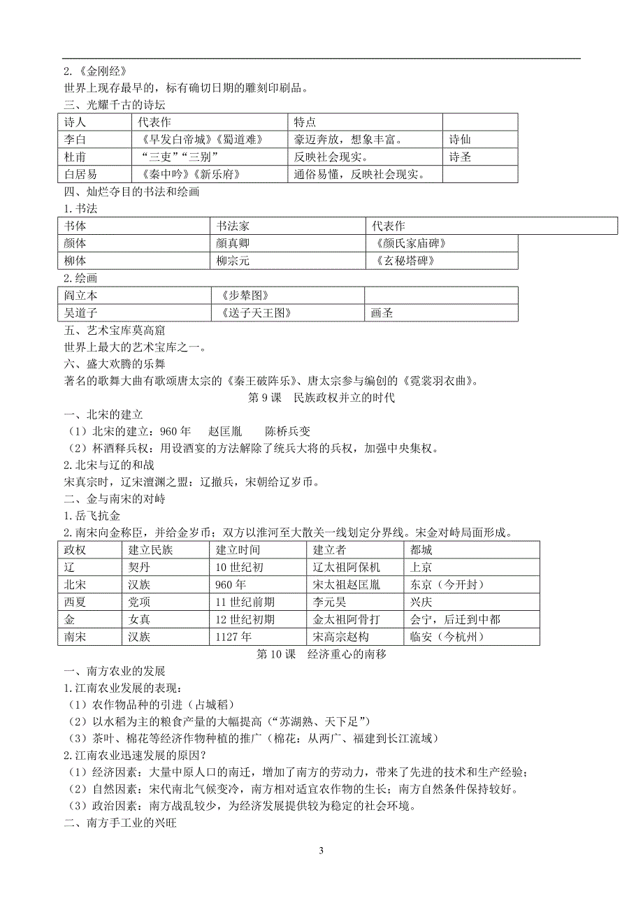 人教版七年级历史下册知识点归纳.doc_第3页