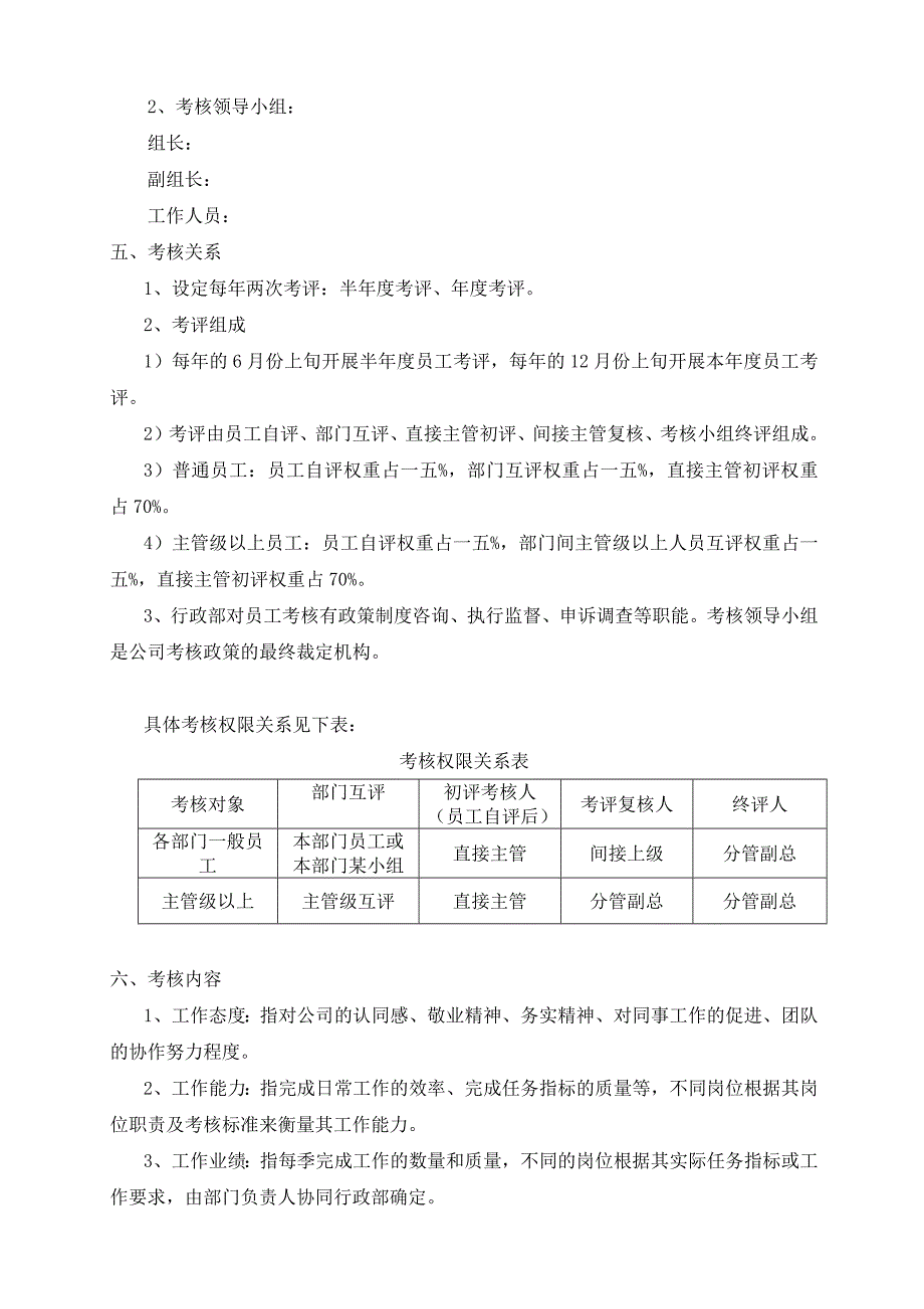 公司员工考核方案_第2页