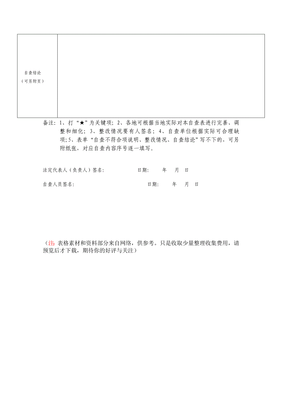 餐饮服务单位食品安全自查表每月至少一次_第4页