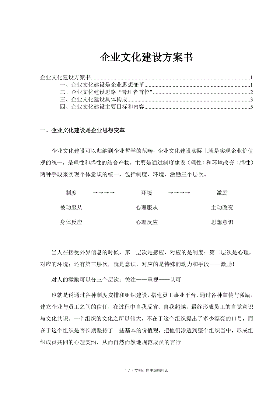 公司文化建设方案书_第1页