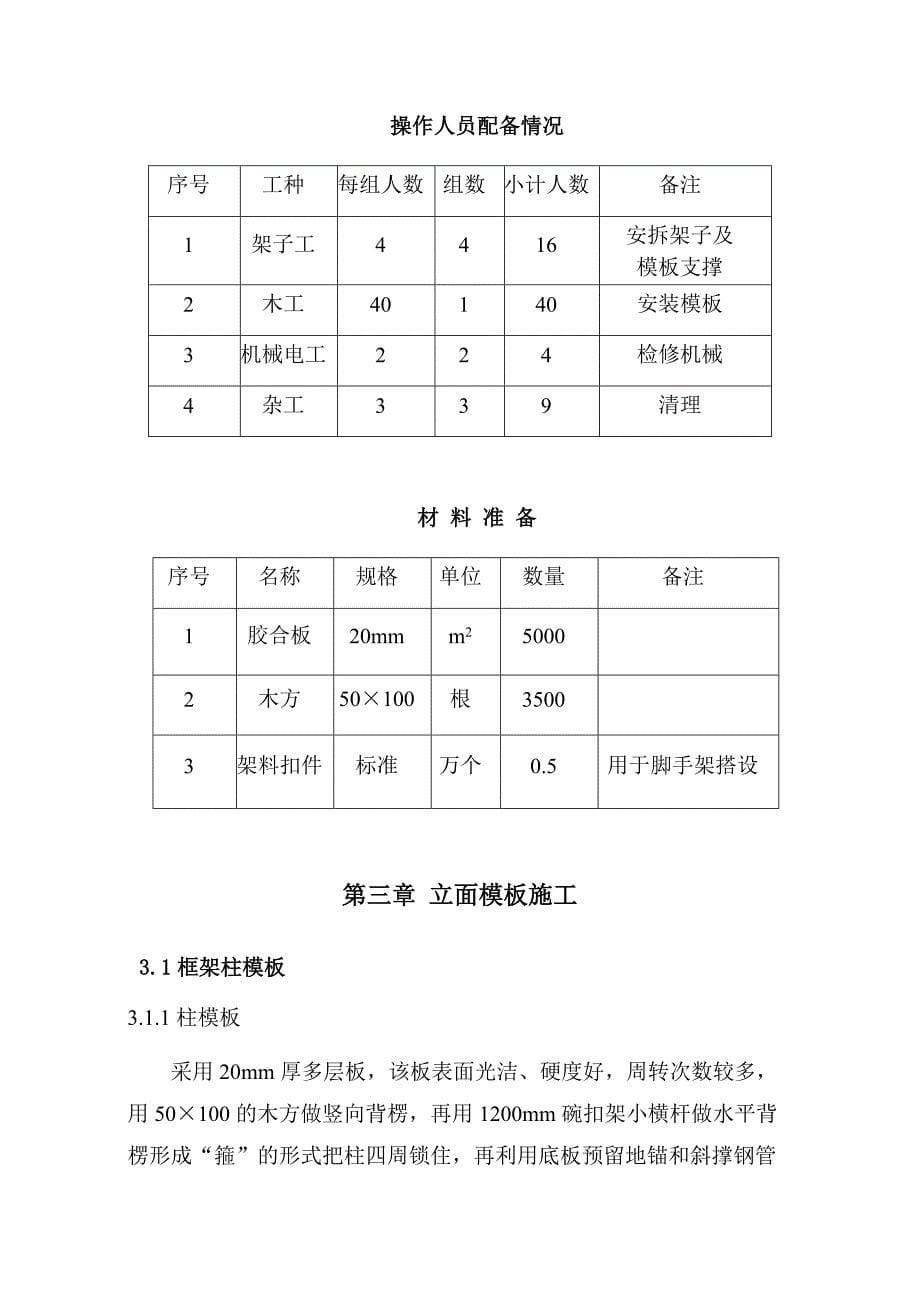 [广西]工业工程模板施工方案(计算书)_第5页