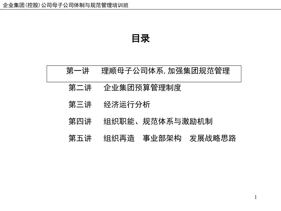 上海XX控股集团页公司企业集团管理模式PPT93页_第2页