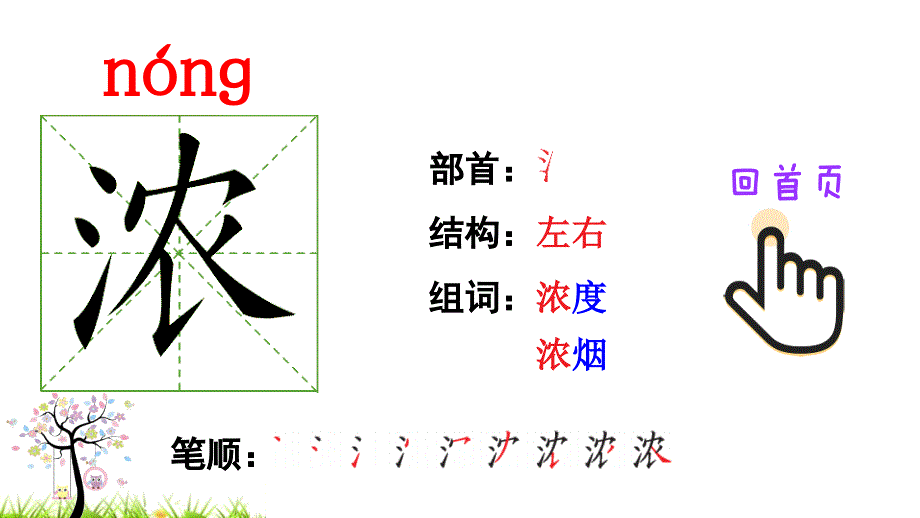 部编版二年级下册语文 23 祖先的摇篮（笔顺） 公开课课件_第4页