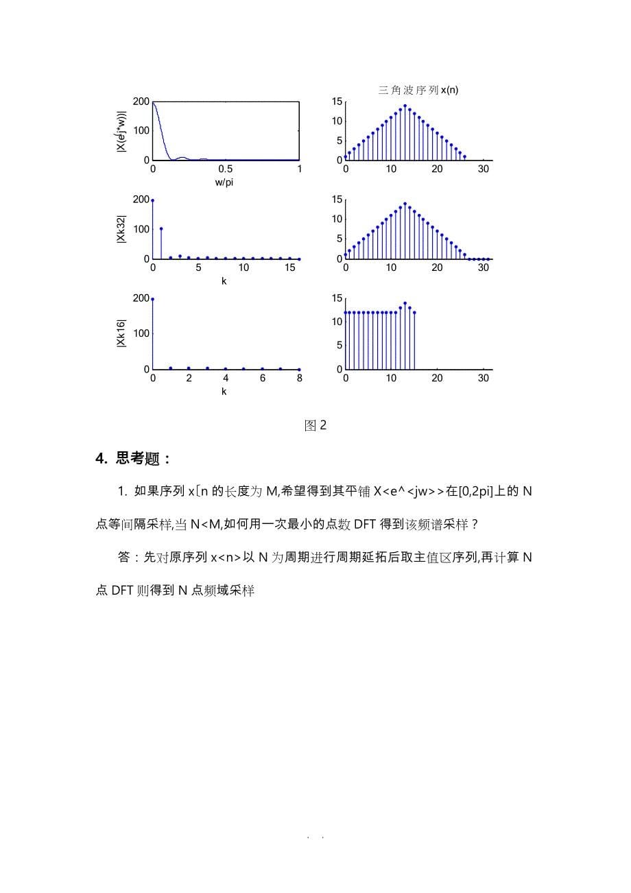 实验二_时域采样与频域采样_第5页