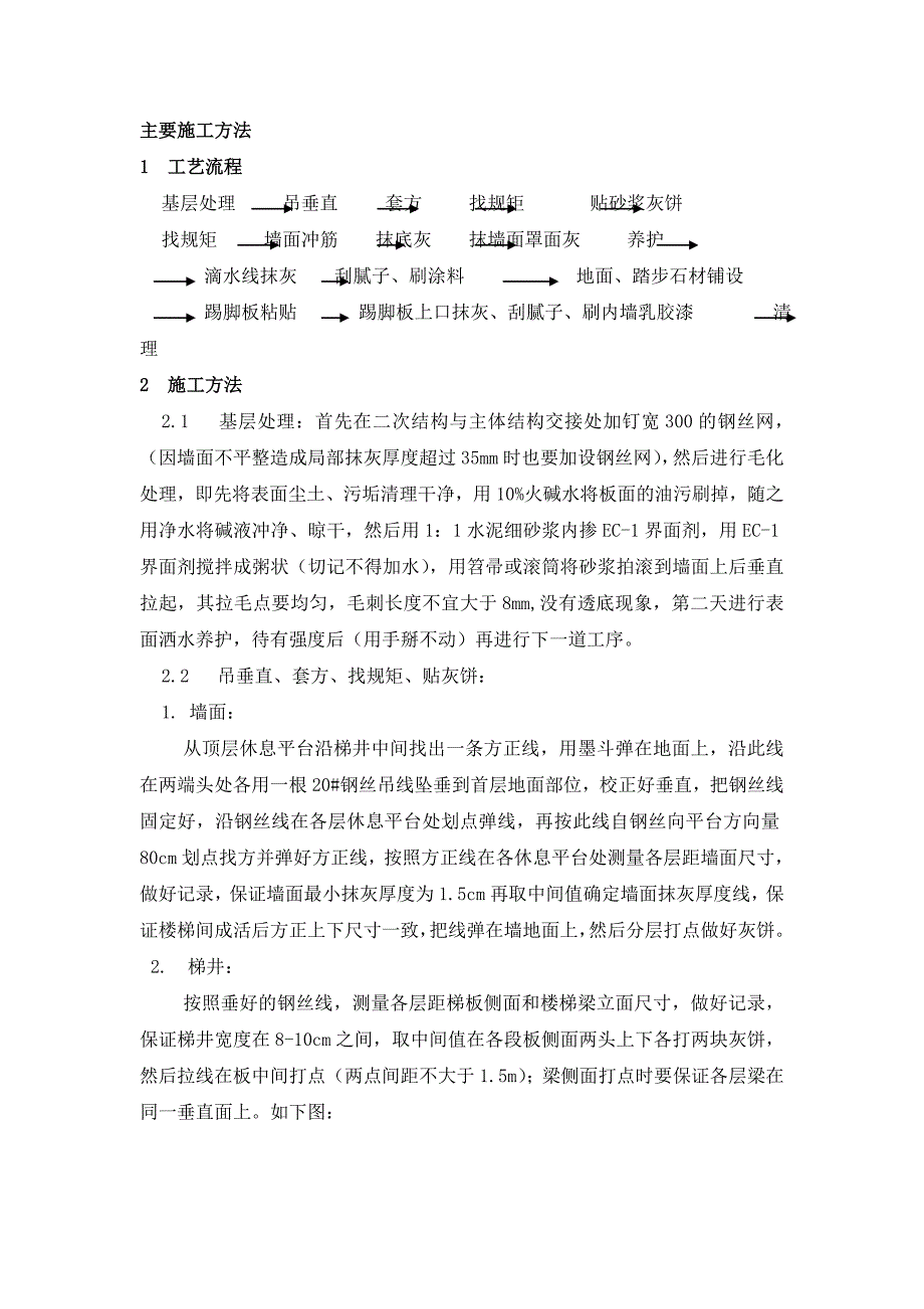 楼梯主要施工方法_第1页