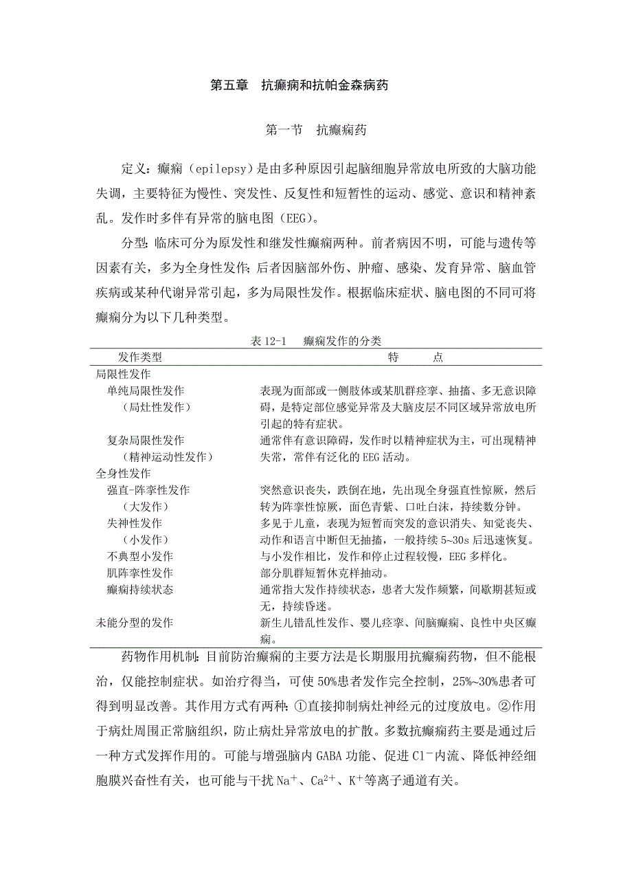 抗癫痫和抗帕金森病药.doc_第1页