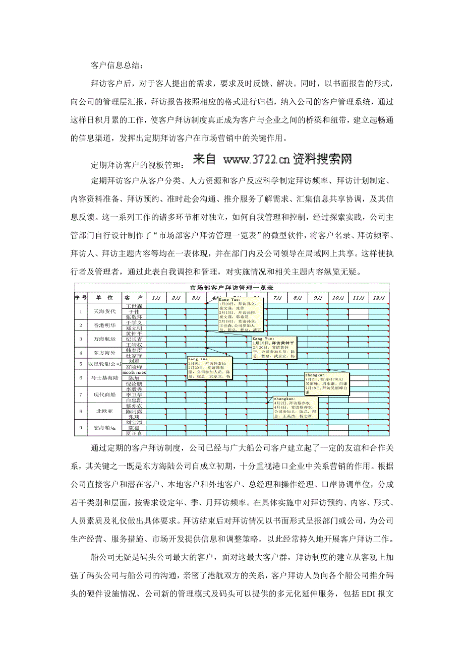 浅谈定期拜访客户在港口企业市场营销中的作用和意义_第5页