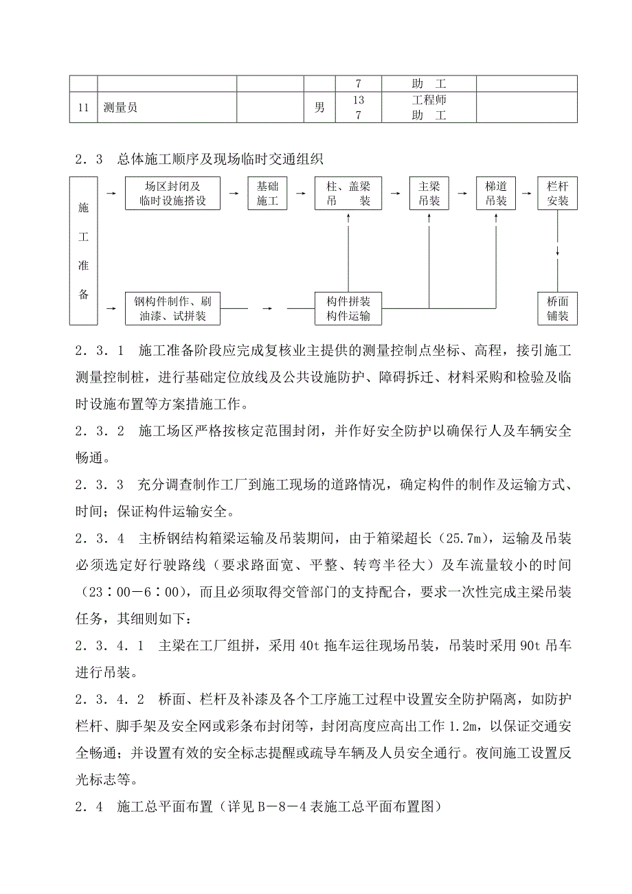 深圳市某人行天桥施工组织设计_第4页