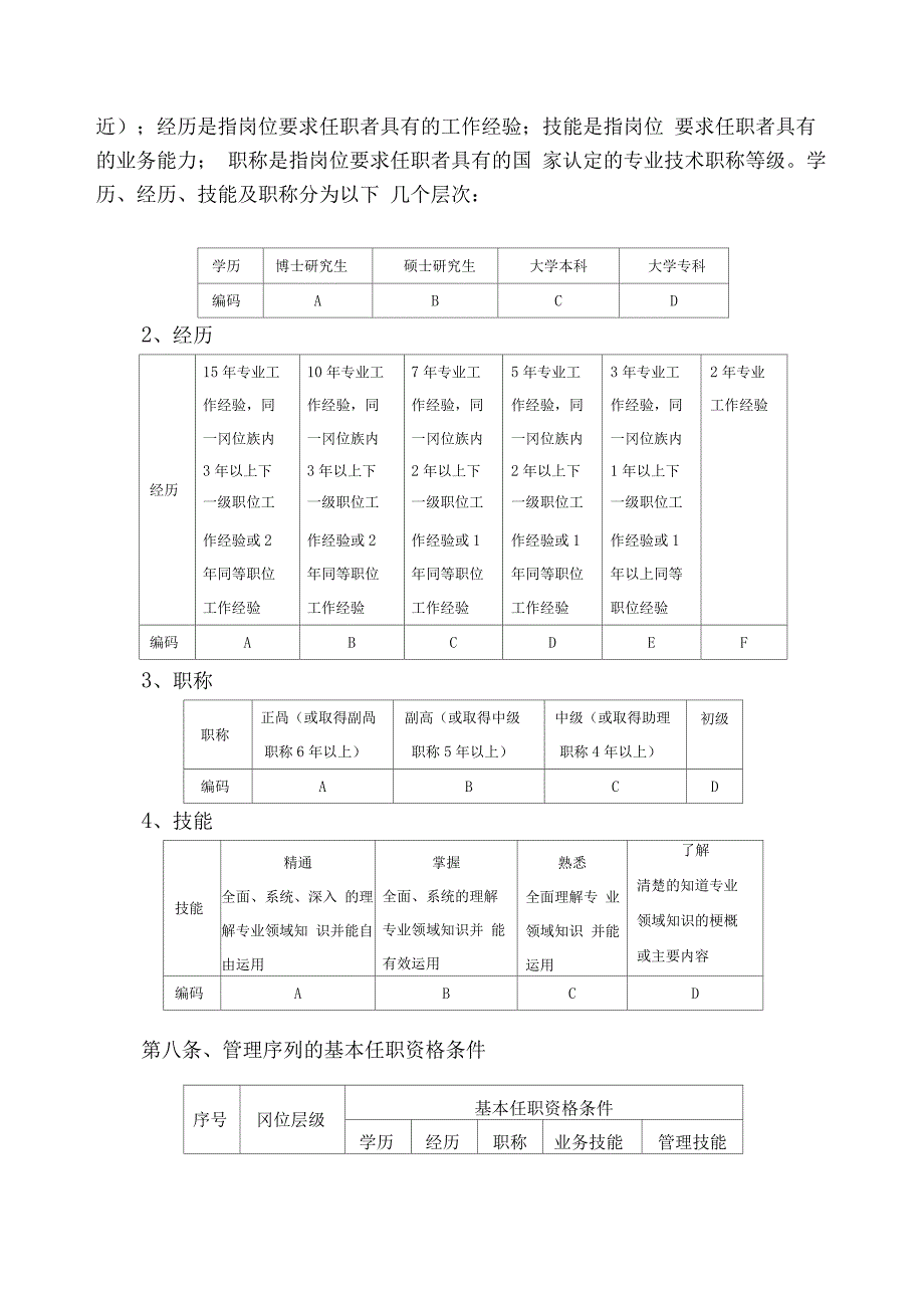 深圳国企岗位管理办法_第3页