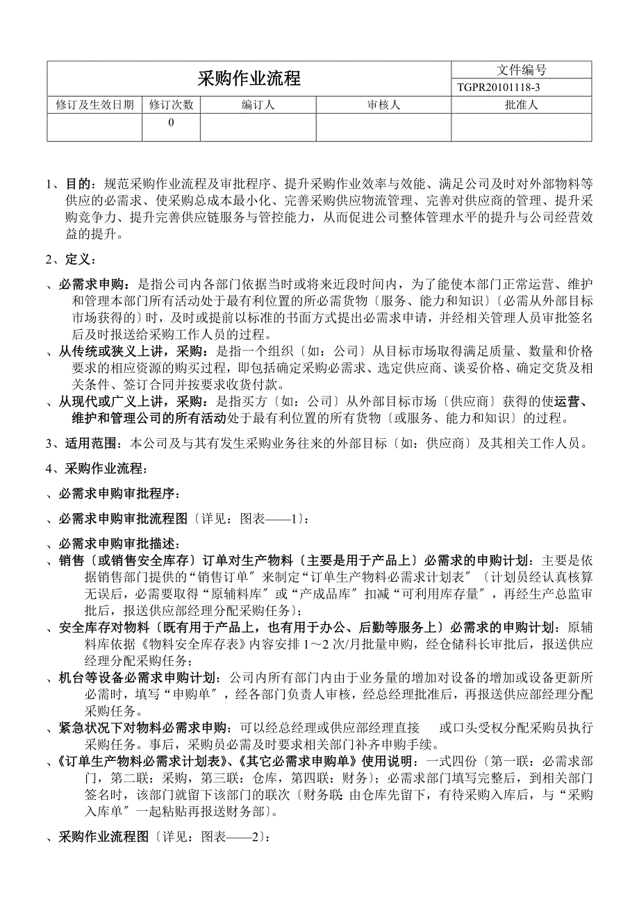 机械厂采购作业流程提高完善公司供应链服务与管控能力_第1页