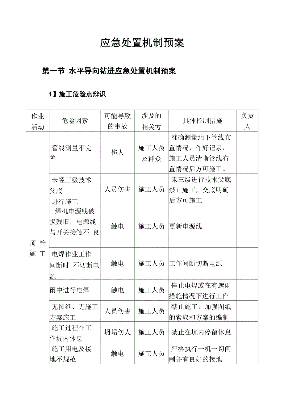 应急处置机制预案_第1页