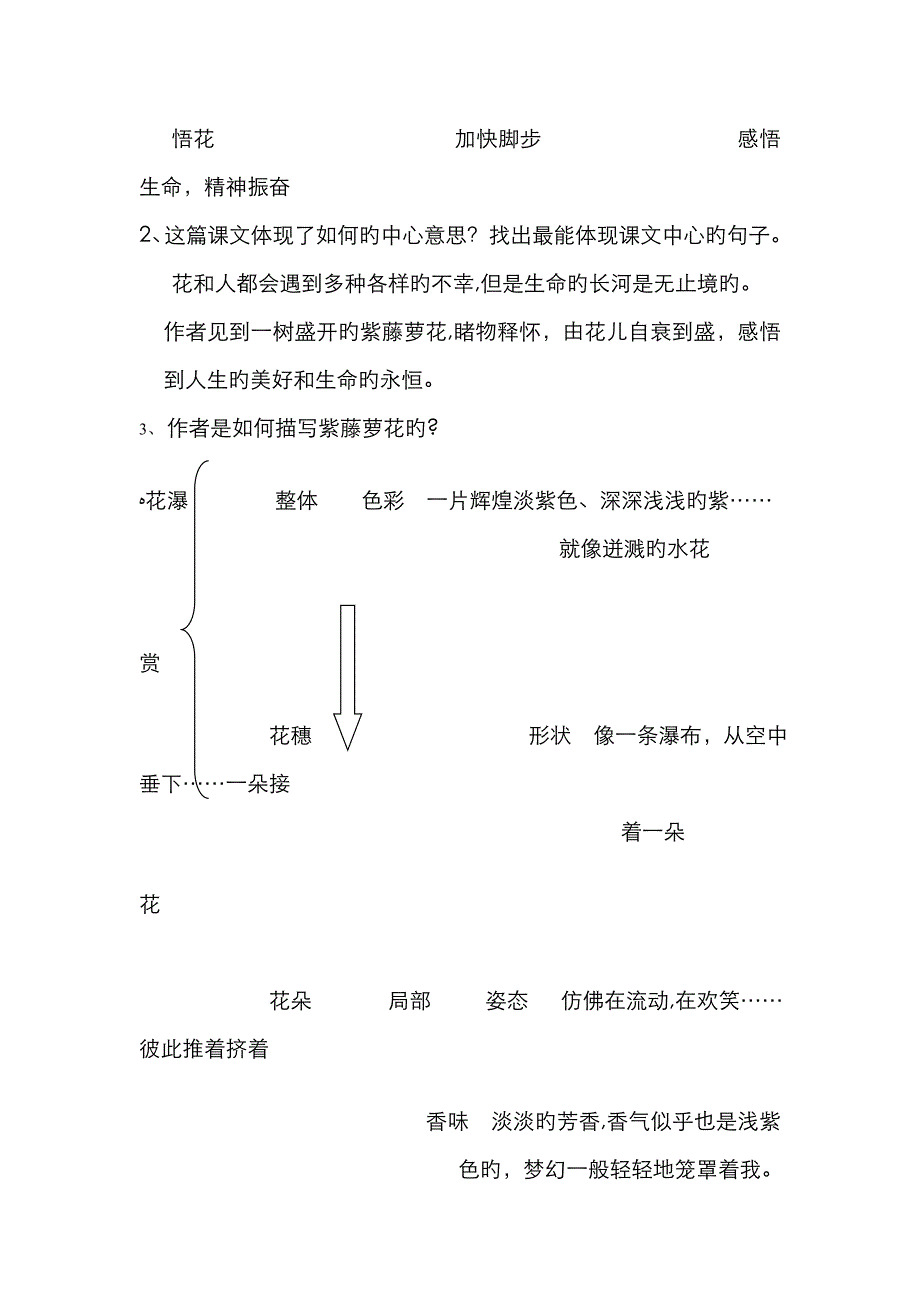 紫藤萝瀑布教案_第4页