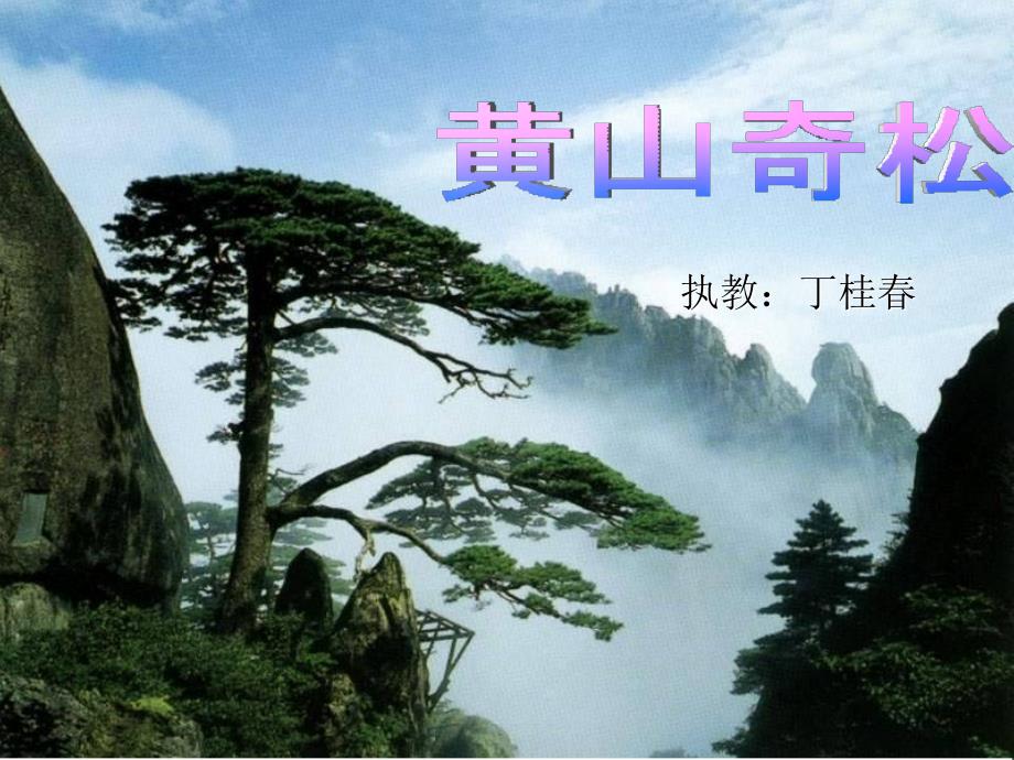 《黄山奇松》丁桂春_第1页