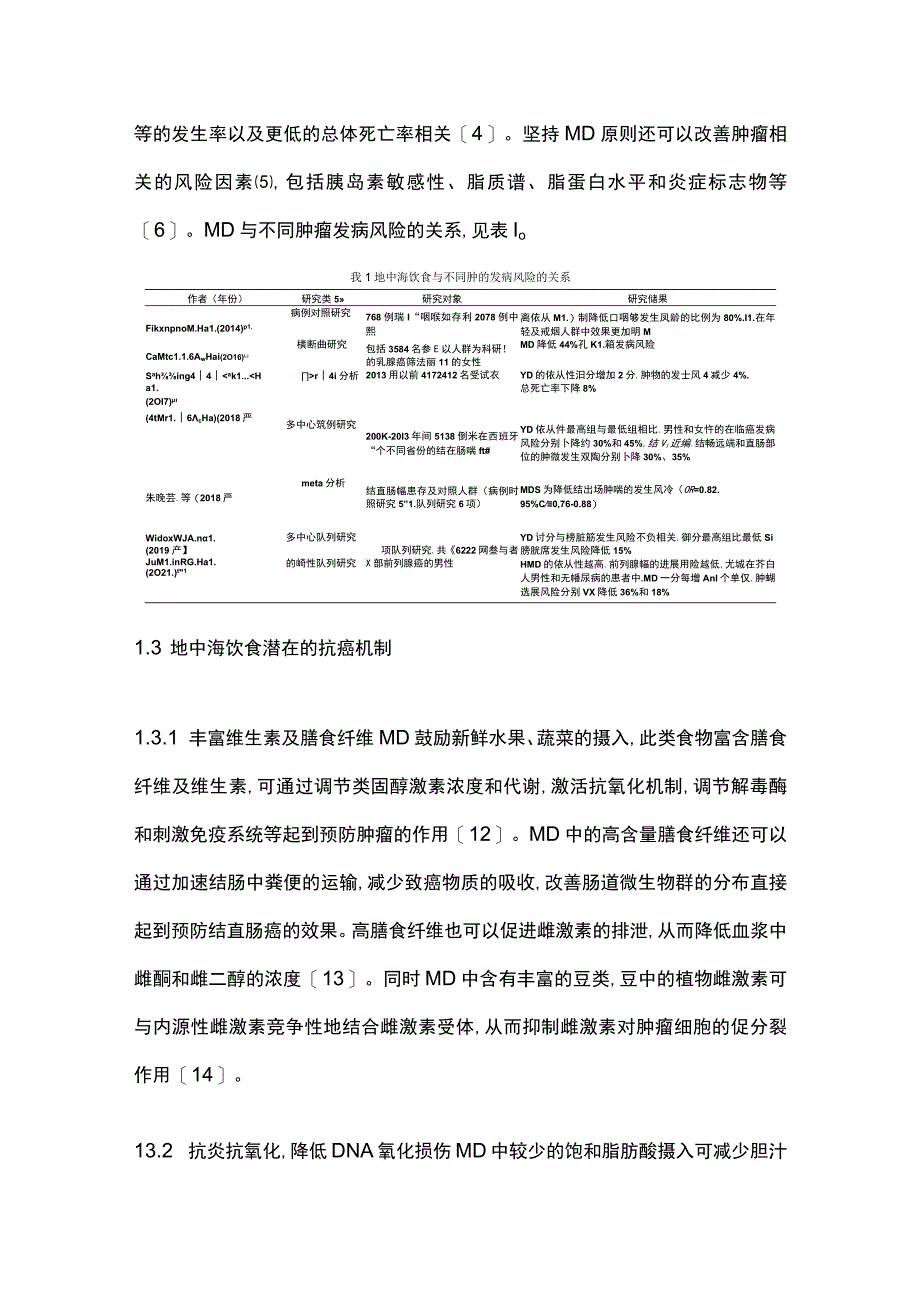 2023膳食模式与肿瘤的关系及作用机制（全文）_第3页