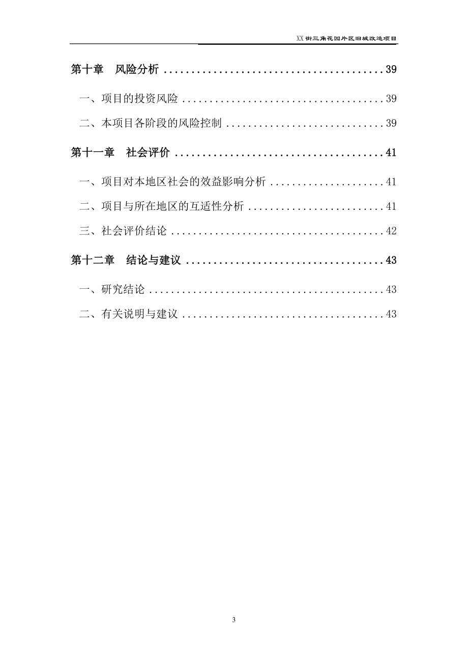 重庆某片区旧城改x造可行性研究报告.doc_第3页