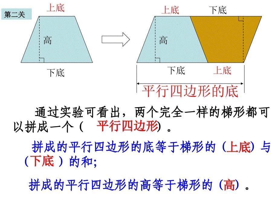 人教版五年级数学上册梯形面积的计算PPT[1]_第5页